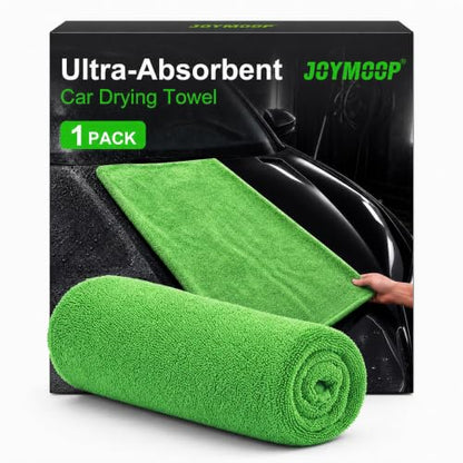 Car Drying Towels (New Car Towels - Green / 35.4" x 23.6" - 1pcs)
