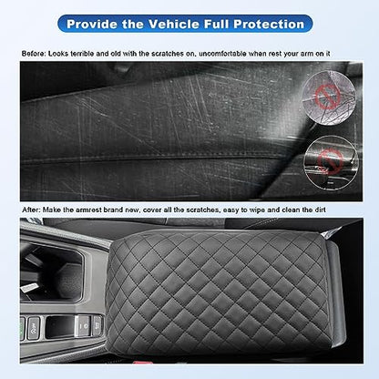 2023 2026 Accord Center Console Cover (Black Thick Pad for 2023-2026 Accord)