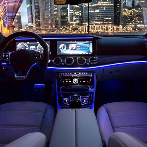 EL Wire Interior Car LED Strip Lights (Blue)