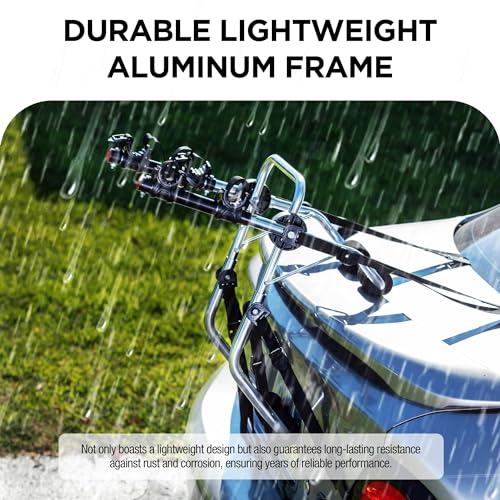 Aluminum 2 Bike Rack (2-Bike Rack+70LBS+Aluminum (Trunk Mount))