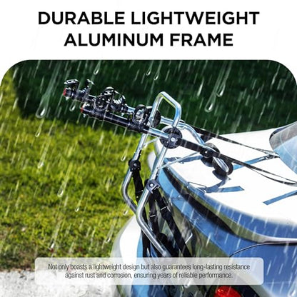 Aluminum 2 Bike Rack (2-Bike Rack+70LBS+Aluminum (Trunk Mount))