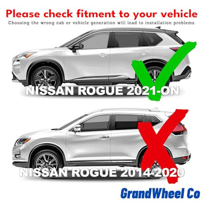 Window Deflectors Smoke Tinted In (For Rogue 21-26)