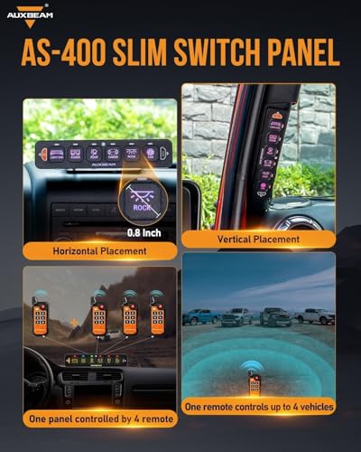 AS 600 Slim 6 Gang Switch Panel with Bluetooth APP &Wireless Remote (AS-600 Slim 6 Gang)