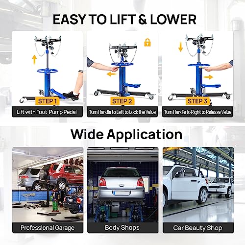 Transmission Jack (Blue 1/2 Ton)