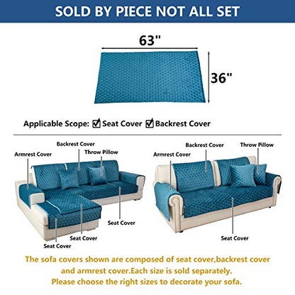 Couch Cover Sectional Couch Covers (36''x63''/Rectangular / Blue)