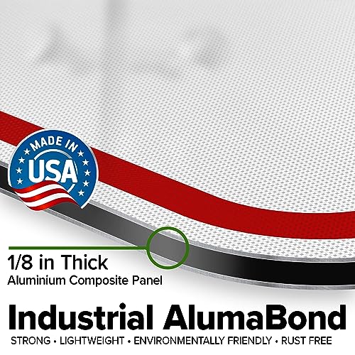 Custom Sign Custom Sign for Business (Header - Horizontal / 36x48 - DiBound Reflective)