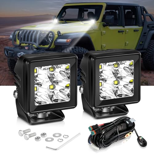 Pod Lights 2 Inch White Spot Beam Offroad LED Cube (2 Inch White Led Light Pod（ZD000811-VE）)