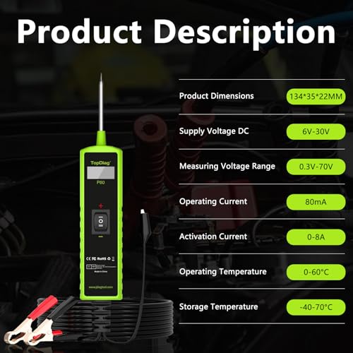 P60 Automotive Power Circuit Probe Tester (P60)