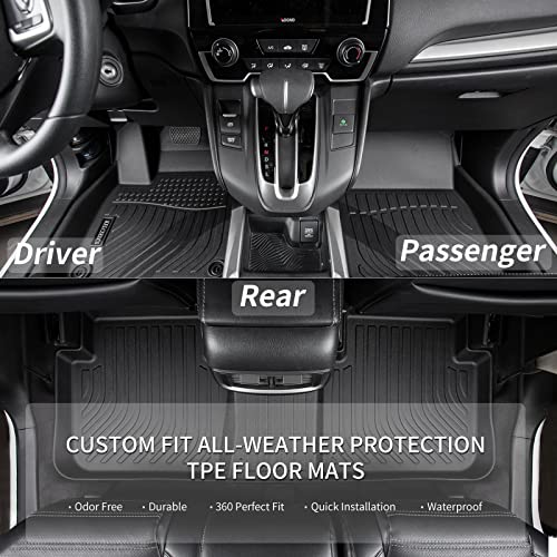 Floor Mats & Cargo Liner Custom for 2026 2025 2024 2023 Honda CRV Hybrid Cargo Mat Floor Liners Trunk Liner Car Mats Trunk Mat Honda CR