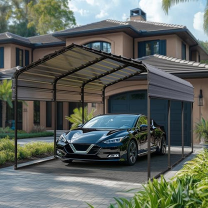 10x15 Carport (Gray / 10x15ft)