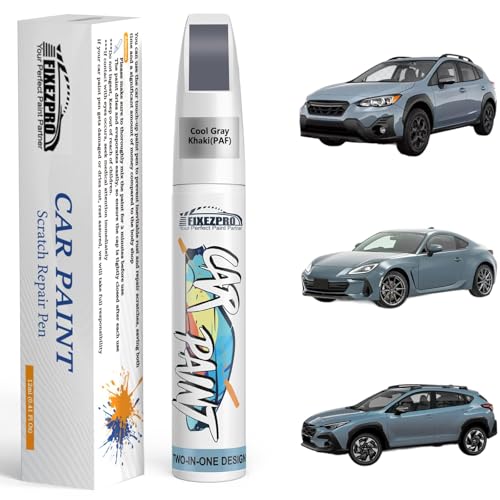 PAF Cool Gray Khaki Touch Up Paint for Subaru (For subaru / Cool Gray Khaki(PAF) compatible with BRZ/Crosstrek/WRX)