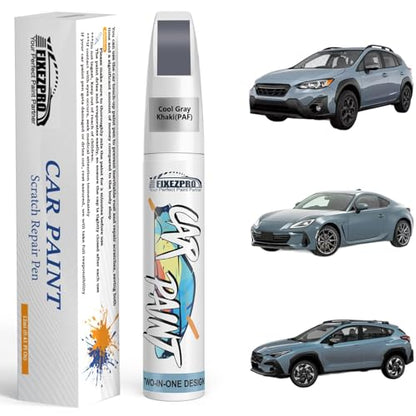 PAF Cool Gray Khaki Touch Up Paint for Subaru (For subaru / Cool Gray Khaki(PAF) compatible with BRZ/Crosstrek/WRX)