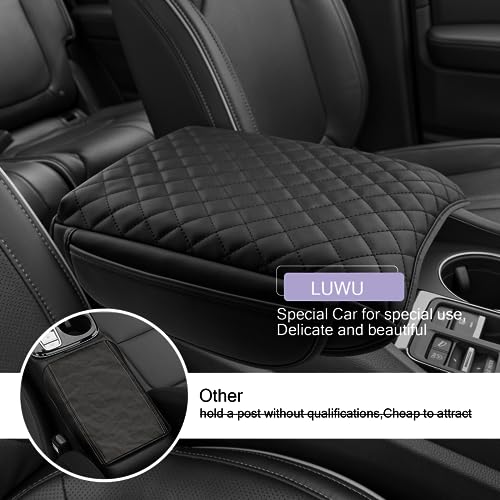 2026 2027 Passport Center Console Cover Compatible with 2026 2027 Honda Passport RTL (2026 2027 Passport Thick Black)