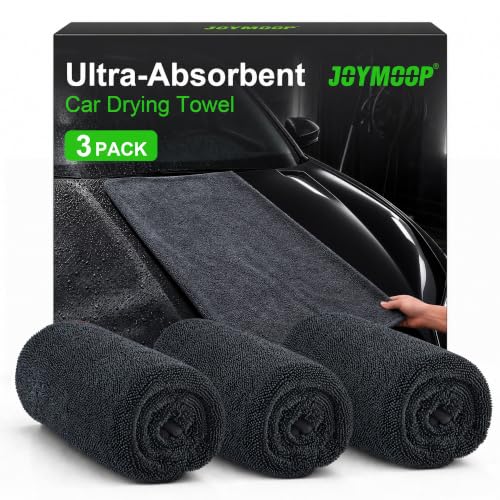Car Drying Towels (New Car Towels - Dark Grey / 35.4" x 23.6" - 3pcs)