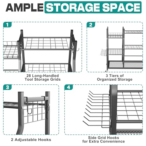 Garden Tool Organizer Stand (Large)