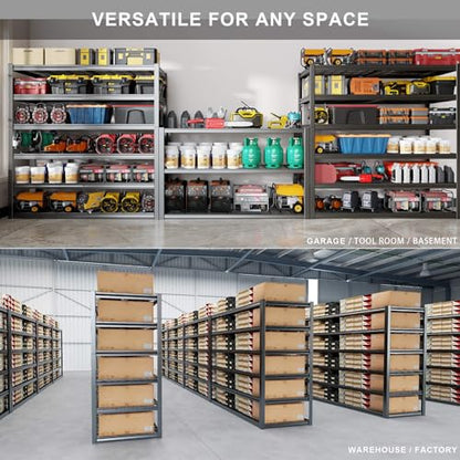 64" Wide 6 Tier Garage Shelving Unit (64"Wx24"Dx84H | 6 Tier)