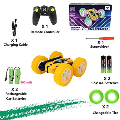 Remote Control Car for Boys 6 (Big Yellow)