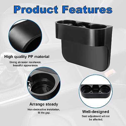 2 PCS Car Cup Holder (2PCS / Black)