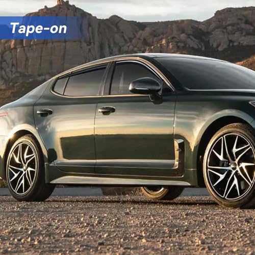 Window Visors Rain Guards for 2017 (2017-2023 Kia Stinger)