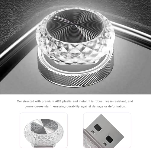 4 PCS USB LED Car Interior Atmosphere Lamp (White)