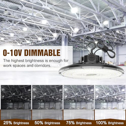 480V UFO LED High Bay Light 240W 200W 150W Adjustable