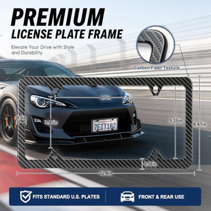 Carbon Fiber License Plate Frames (Carbon Fiber)