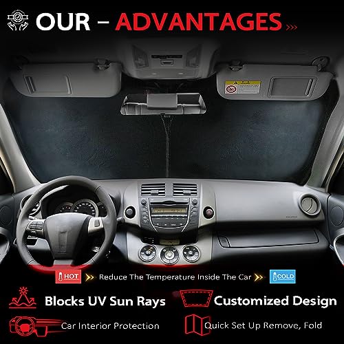 Windshield Sun Shade for 2022 (for 2022-2026 Rivian R1s)