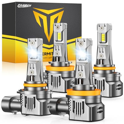 9005 H11 Led Bulbs Combo 𝟭𝟴𝟬𝟬𝟬𝟬𝗟𝗠 𝟮𝟬𝟬𝟬% (H11 9005)