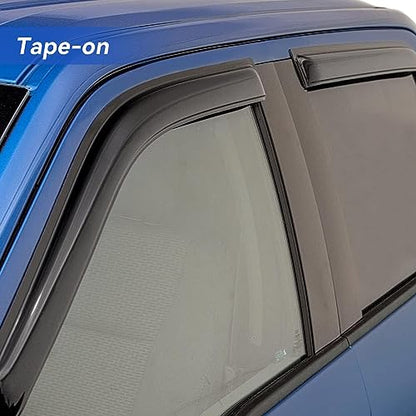 Window Visors Rain Guards for 2019 (2019-2025 ram 1500 quad Cab)