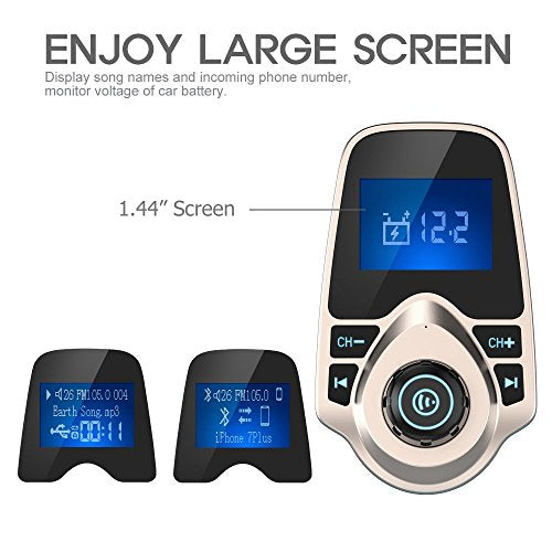 Bluetooth 5.4 Car Adapter (Golden)