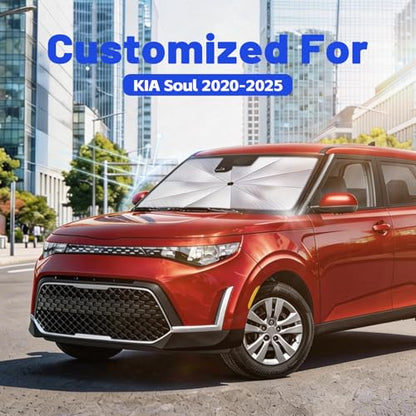 Car Windshield Sun Shade Umbrella for Kia Soul 2020 (For Kia Soul 2020-2025)