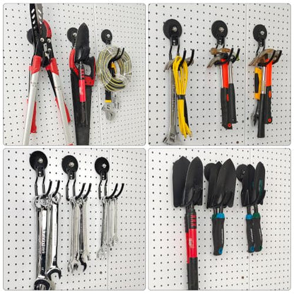 Heavy Duty Magnetic Hooks (2.6"x2-ZMJ / Black)