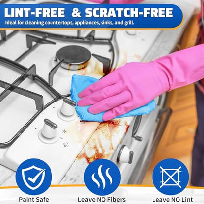 Microfiber Cleaning Cloth (200 Pack)