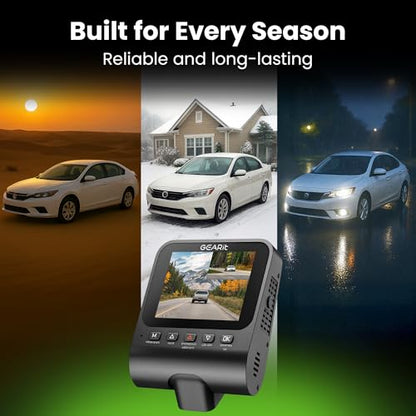 4K Dash Cam Front and Rear (2-Channel)