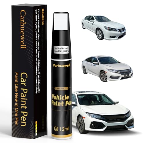 NH 788P White Orchid Pearl Touch Up Paint Compatible with Honda (For Honda / NH-788P White Orchid Pearl for Accord/Civic/Clarity/Fit/HR-V/Insight)