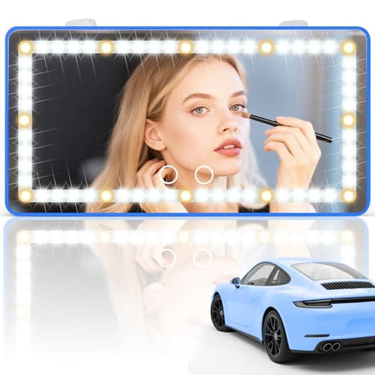 Car Sun Visor Vanity Mirror (Blue / 1PCS)