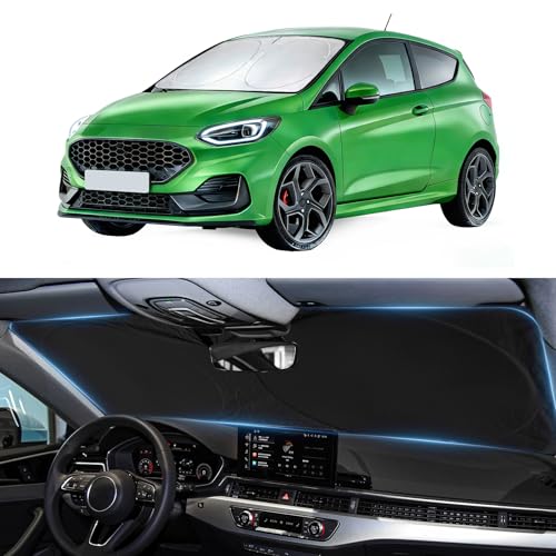 Windshield Sun Shade for Ford Fiesta 2017 (Fit Fiesta 2017-2023)