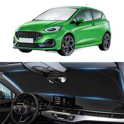 Windshield Sun Shade for Ford Fiesta 2017 (Fit Fiesta 2017-2023)