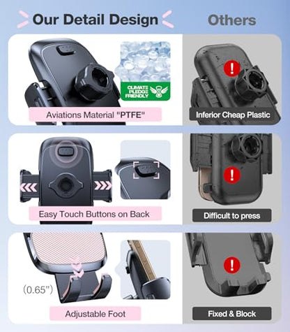 Pink Phone Holders for Your Car【Ultra (Pink)