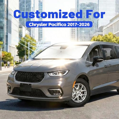 Car Windshield Sun Shade Umbrella for Chrysler Pacifica 2017 (For Chrysler Pacifica 2017-2026)