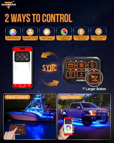 6 Gang Switch Panel Bluetooth AR (6 Gang Bluetooth Switch Panel (One Side Output))