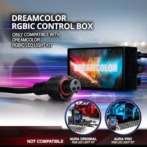 Aura DreamColor Underglow Chasing Lights for Truck with APP & Remote (2. Truck)
