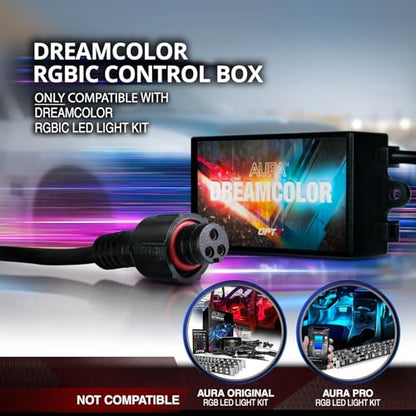 Aura DreamColor Underglow Chasing Lights for Car with APP & Remote (1. Car)