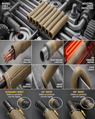 Titanium Spark Plug Wire Heat Shield Boots (Titanium)