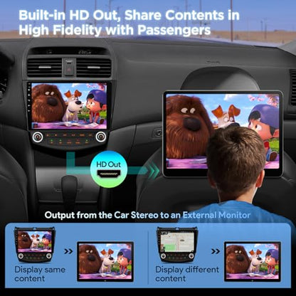 10.1" Android 14 Car Stereo for Honda Accord 2003 (8 Core 8GB+256GB)