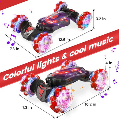 Gesture Sensing RC Stunt Car (Red)