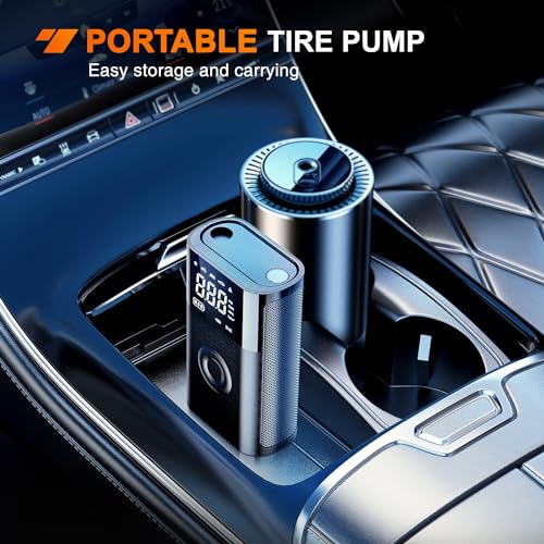 Rechargeable Cordless Tire Inflator 150PSI Auto Shutoff 2X Faster (2x Faster Tire Inflator)
