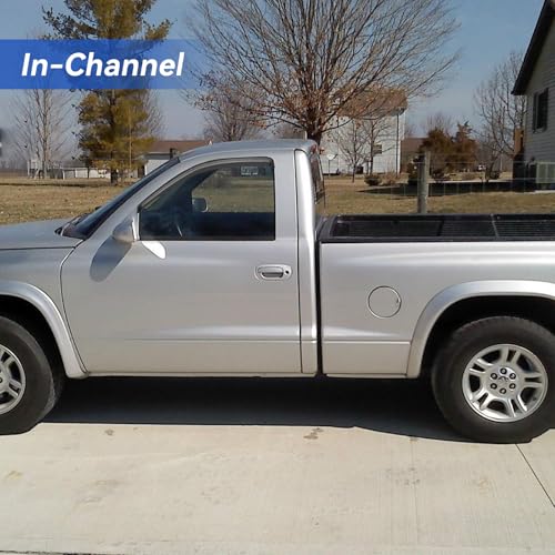 in Channel Window Visors Rain Guards for 1997 (1997-2004 Dodge Dakota Standard/Extended Cab)