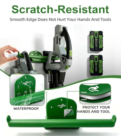 Backpack Blower Rack with Tube Hook (Green 1 Pack)
