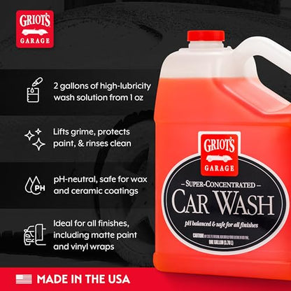 Super Concentrated Car Wash for Vehicle Washing and Cleaning (128 Fl Oz (Pack of 1))